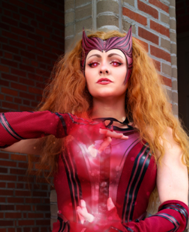 Miss OoLaLa cosplay as Scarlet Witch (Wanda Maximoff)
