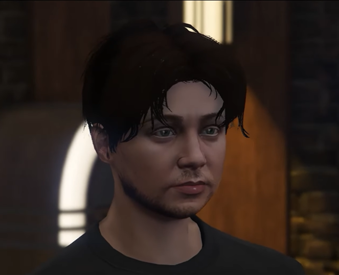 Eli Adams portrait in a black shirt